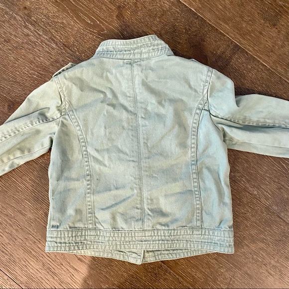 3/$20 Joe Fresh green utility jacket size 2 - Picture 4 of 4